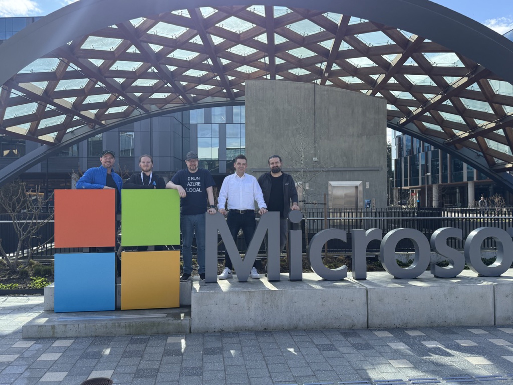 MVP-Kollegen auf dem Microsoft Campus