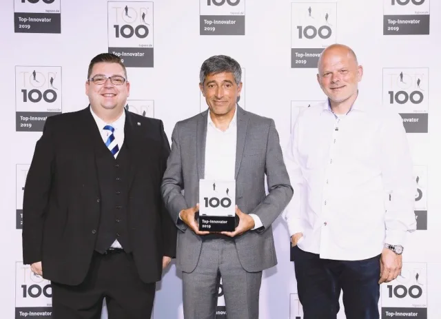 Moment der TOP-100-Auszeichnung